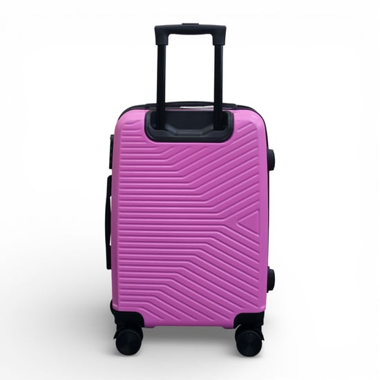 Pink Hard Shell Cabin 48 x 37 x 20 cm Secure Luggage Suitcase - Image 6