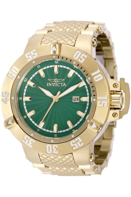 Invicta Subaqua- Noma III 50050 Heren Horloge - Quartz Uurwerk - Roestvrij Staal met groene Wijzerplaat - 50mm - Image 1