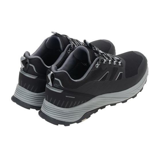 Regatta Heren Ravika Sneakers (Zwart/Donkerstaal) - Image 2