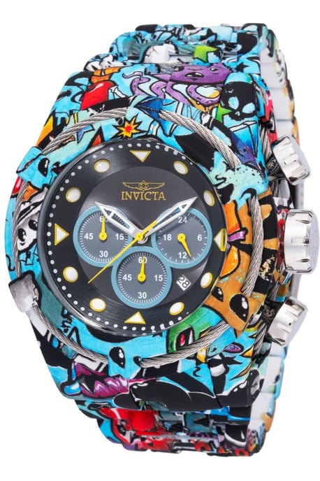 Invicta Bolt 49138 Heren Horloge - Quartz Uurwerk - Roestvrij Staal met Grijze Wijzerplaat - 53mm - Image 1