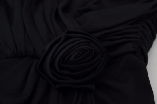 Oneshoulder Jersey Dress Rose Detail - Image 6