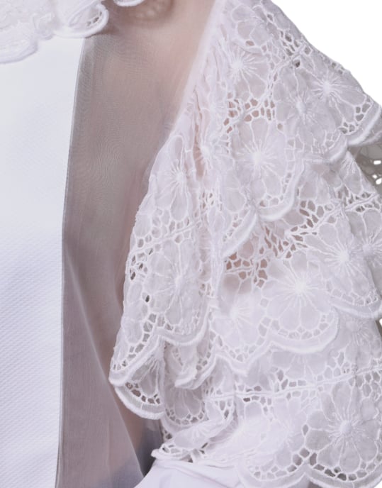 Lacedetailed Cotton Shirt - Image 5