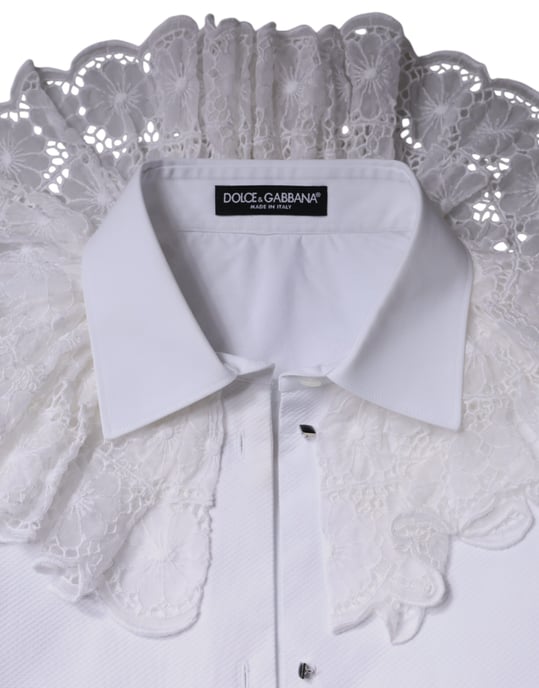 Lacedetailed Cotton Shirt - Image 6