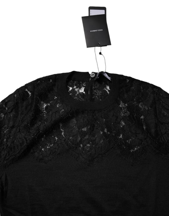 Lacedetailed Long Sleeve Pullover - Image 5