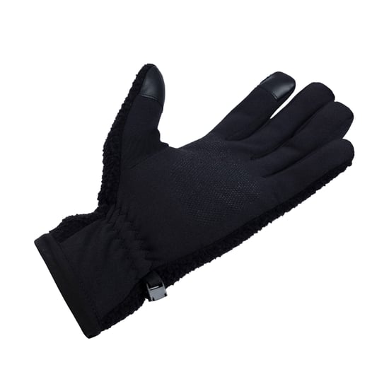 Trespass Volwassen uniseks Ainslee Sherpa Fleece Handschoenen (Zwart) - Image 3