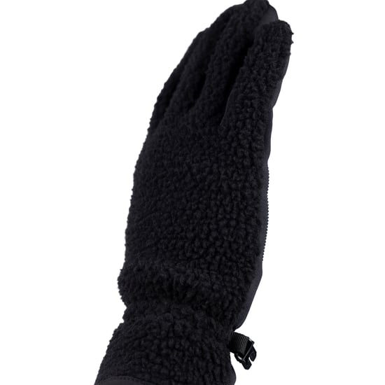 Trespass Volwassen uniseks Ainslee Sherpa Fleece Handschoenen (Zwart) - Image 4