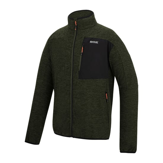 Regatta Heren Scaris Volledige Rits Fleece Jacket (Donker Khaki) - Image 3