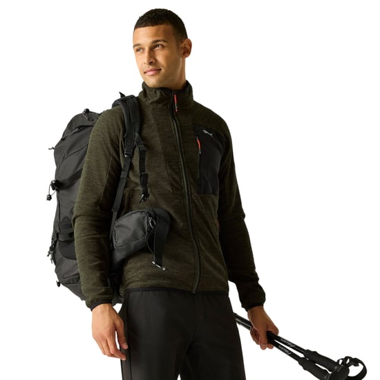 Regatta Heren Scaris Volledige Rits Fleece Jacket (Donker Khaki) - Image 4