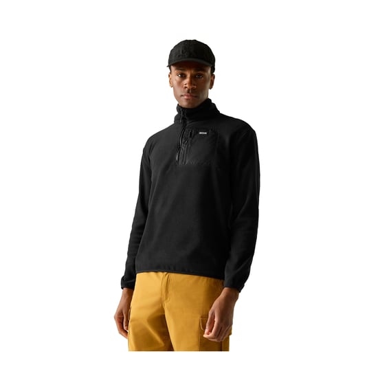 Regatta Heren Frankie Kwart Rits Fleece (Zwart) - Image 4