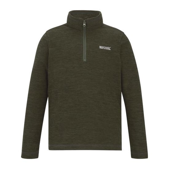 Regatta Childrens/Kids Hot Shot Quarter Zip Fleece Top (Dark Khaki) - Image 1