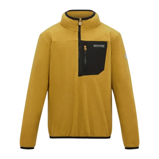Regatta Kinder Frankie Half Zip Fleece Top (Houtbruin) - Image 1