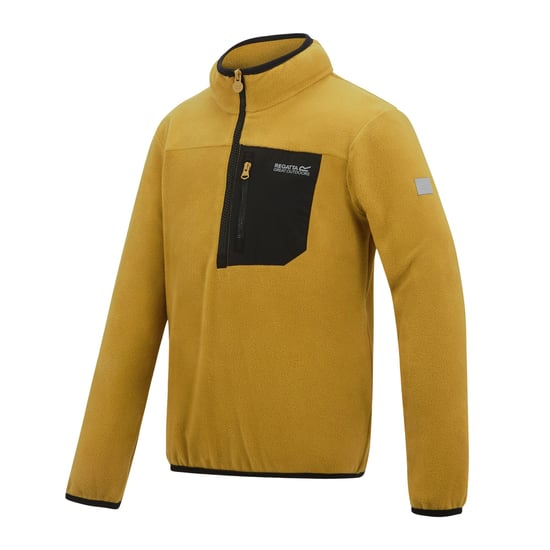 Regatta Kinder Frankie Half Zip Fleece Top (Houtbruin) - Image 3