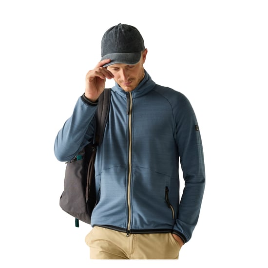 Regatta Heren Malton Volledige Rits Fleece Jas (China Blauw) - Image 4
