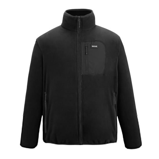 Regatta Heren Frankie Full Zip Fleecejack (Zwart) - Image 1