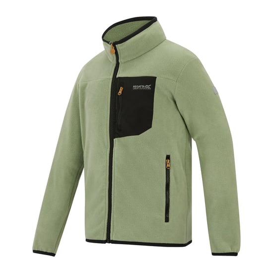 Regatta Kinder/Kids Frankie Full Zip Fleecejack (Salie Groen) - Image 3