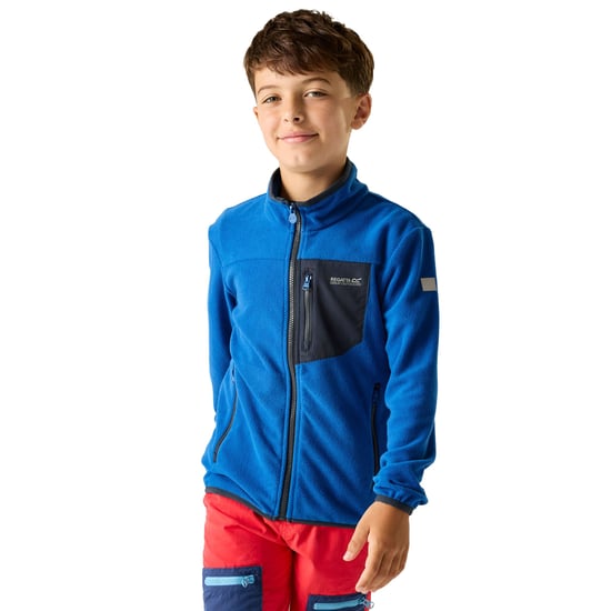 Regatta Kinder/Kids Frankie Full Zip Fleecejack (Olympisch Blauw) - Image 4