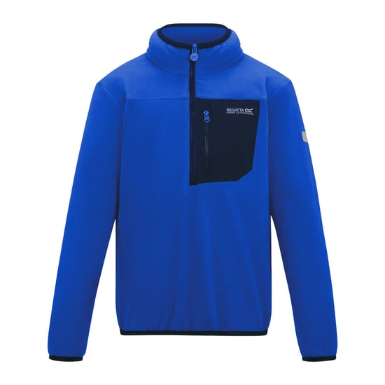 Regatta Kinderen Frankie Halve Rits Fleece Top (Olympische Blauw) - Image 1