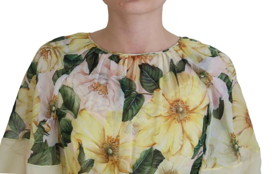 Floralprint Silk Midi Dress - Image 4