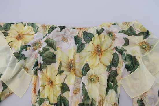 Floralprint Silk Midi Dress - Image 5