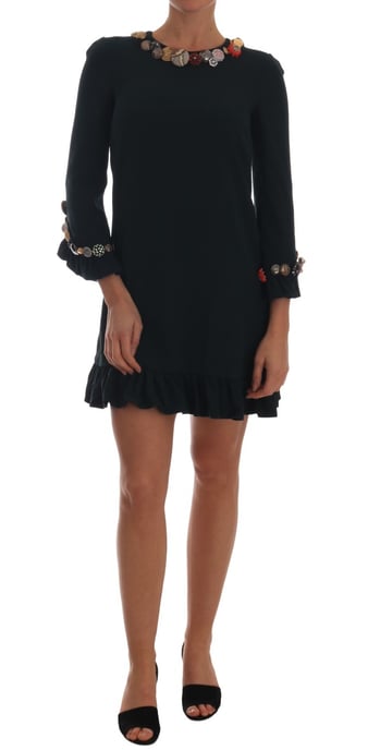 Dolce Gabbana Mini Dress Buttonembellished Style - Image 2