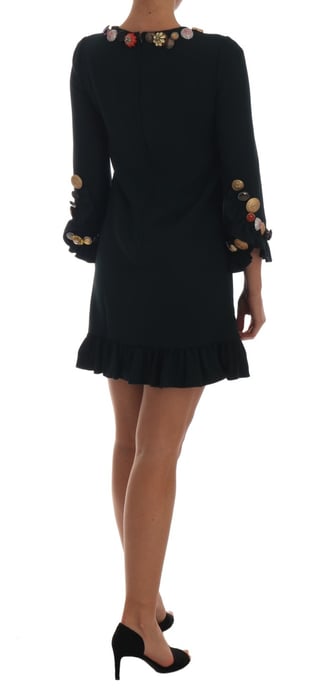 Dolce Gabbana Mini Dress Buttonembellished Style - Image 3