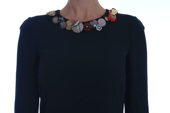 Dolce Gabbana Mini Dress Buttonembellished Style - Image 4