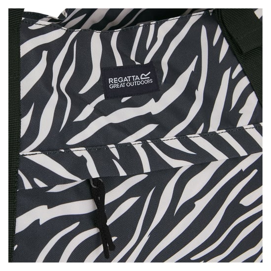 Regatta Boulder Zebra Print Tote Bag (Black/White) - Image 3