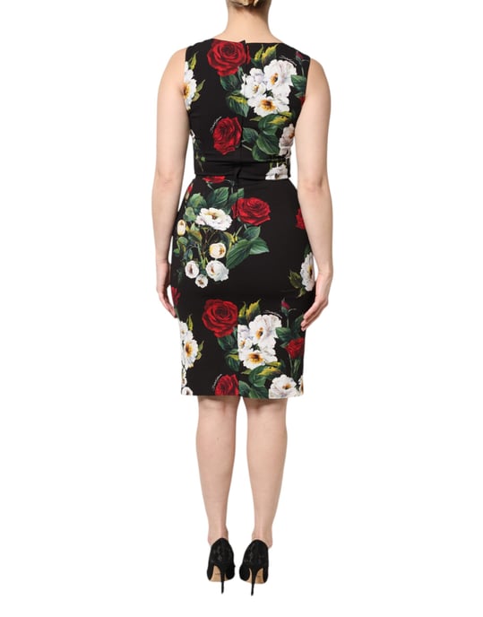 Floral Sheath Dress - Image 4