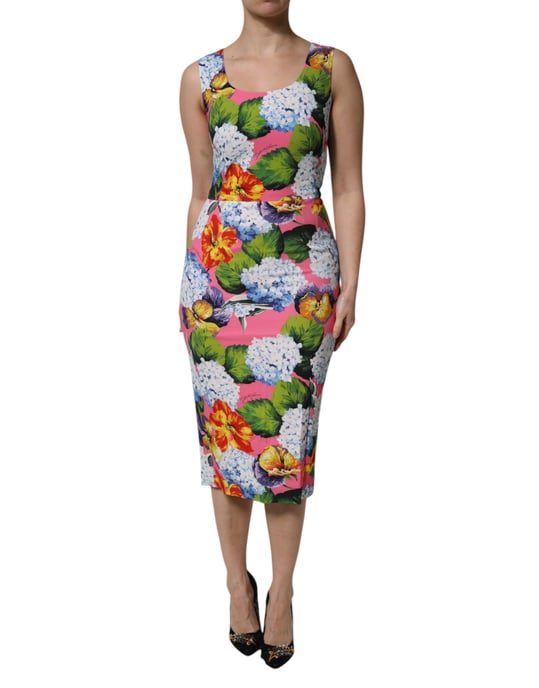 Bloemenprint Midi-jurk - Image 2