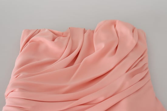 Strapless Draped Cocktail Dress - Image 5