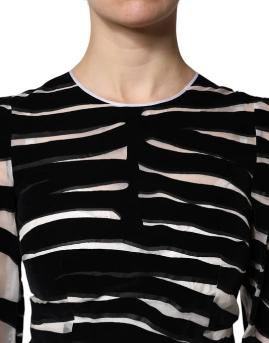 Zebra Print Mini Dress - Image 6