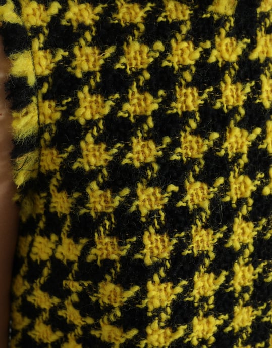Houndstooth Mini Klänning Ärm- och Skiftklänning - Image 4