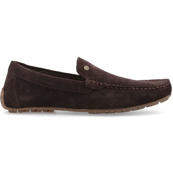 Hush Puppies Ralph Suède Leren Heren Bruine Instappers - Image 5