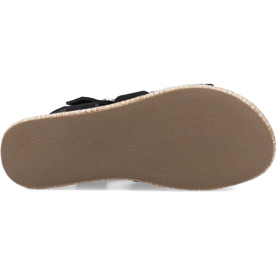 Hush Puppies Rosetta Gladiator Leren Dames Sandalen Zwart/Tan - Image 3