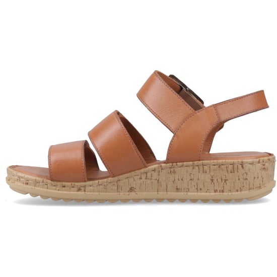Hush Puppies Eliana Sandal Leather Women's Tan Sandals - Image 4