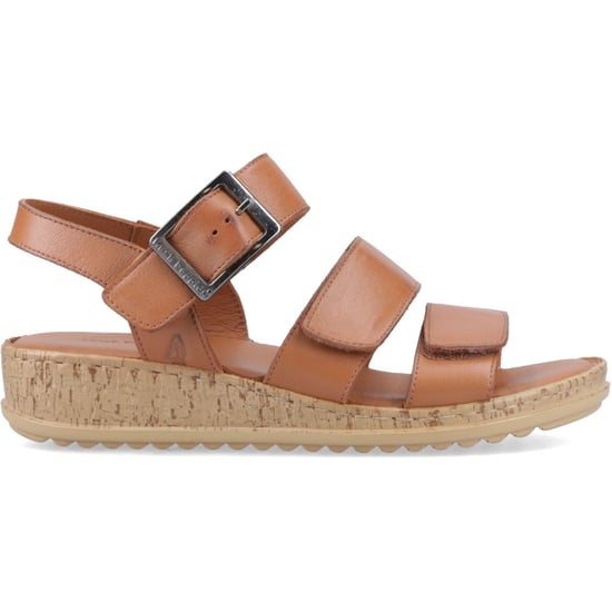 Hush Puppies Eliana Sandal Leather Women's Tan Sandals - Image 5