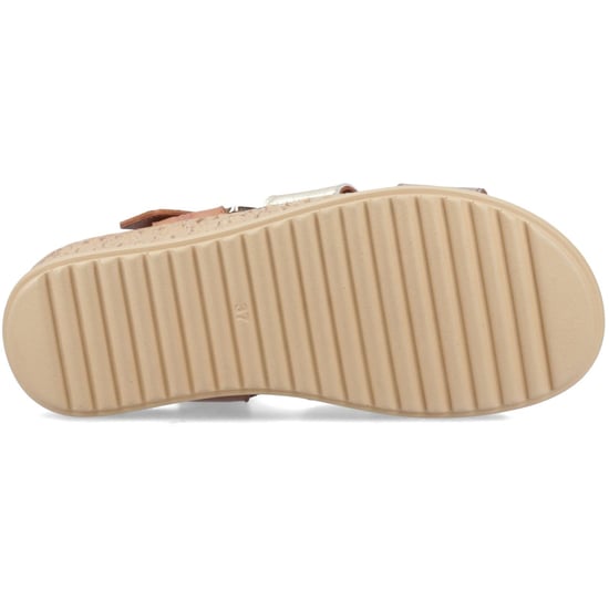 Hush Puppies Eliana Sandal Läder Kvinnor Guld Sandaler - Image 3