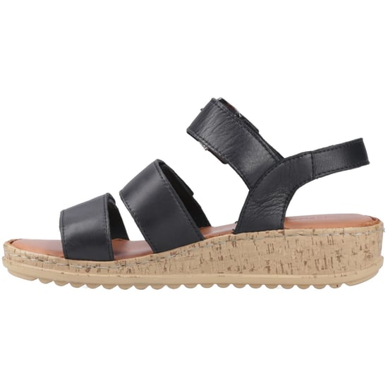 Hush Puppies Eliana Sandal Läder Dam Svarta Sandaler - Image 4