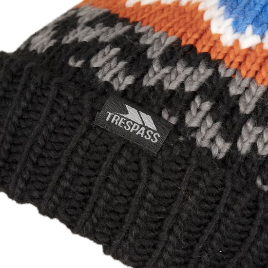 Trespass Childrens/Kids Twiglet grof gebreide muts met fleecevoering (Blauw) - Image 3