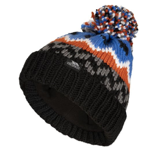 Trespass Childrens/Kids Twiglet grof gebreide muts met fleecevoering (Blauw) - Image 4