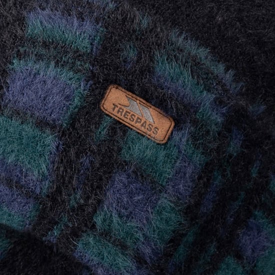 Trespass Heren Atlas Tartan Omkeerbare muts (Zwart) - Image 2