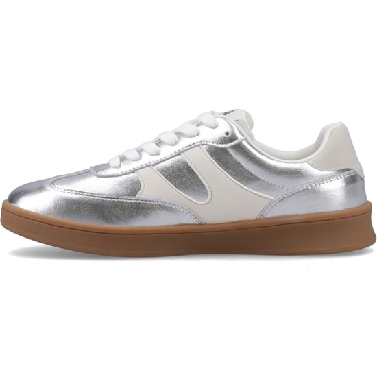 Hush Puppies Maura Mocka Kvinnors Silver Sneakers - Image 4