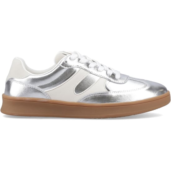 Hush Puppies Maura Mocka Kvinnors Silver Sneakers - Image 5