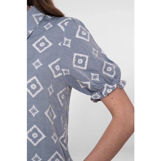 Geisha Blouse blue - Image 6