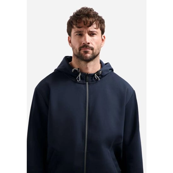 No Excess Sweater full zipper hooded interloc night - Image 2