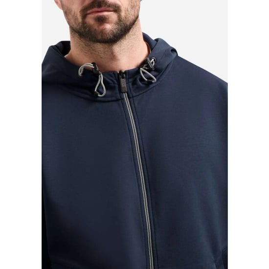 No Excess Sweater full zipper hooded interloc night - Image 5