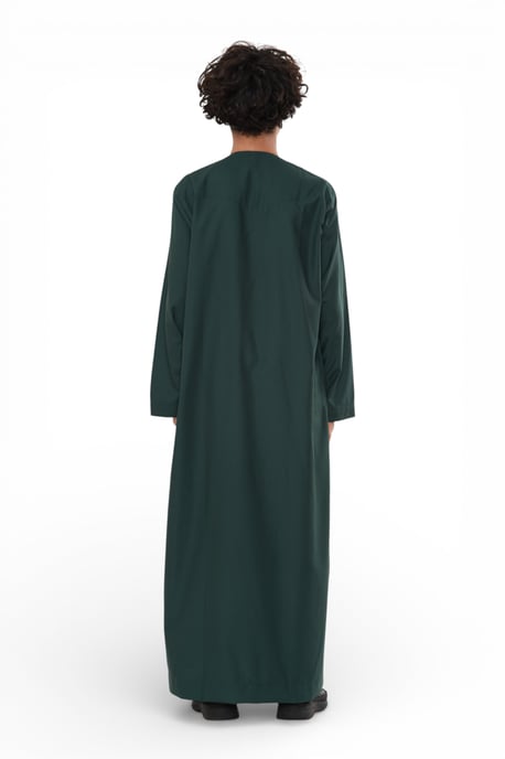 Kinderen jongens groene Eid Marokkaanse Jubba Robe Djellaba Ramadan Eid Thobe LFS- K-HM11 - Image 4