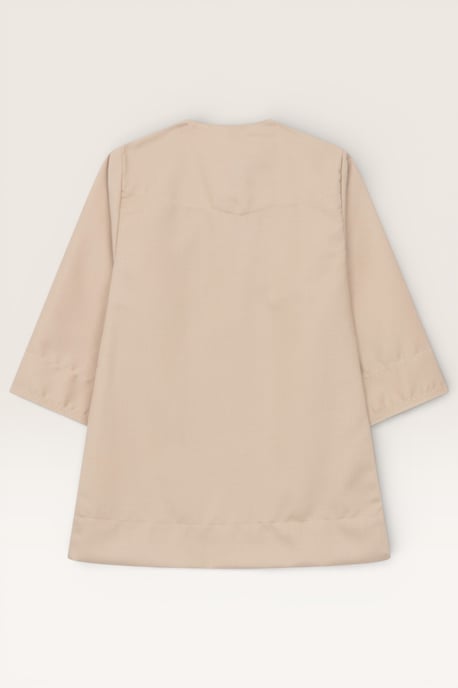 Beige baby Ramadan Marokkaanse Thobe Robe Emirati Eid Jubba LFS-B-TT001 - Image 3