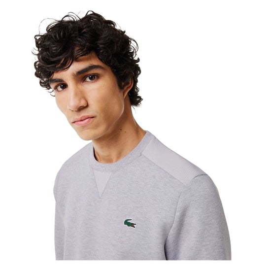 Lacoste Heren Sweatshirt met ronde hals (Grijs) - Image 4