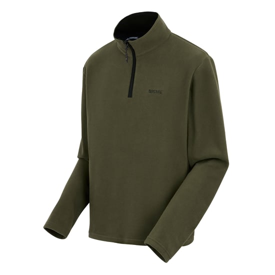 Regatta Great Outdoors Mens Thompson Half Zip Fleece Top för män (Olive Night) - Image 3